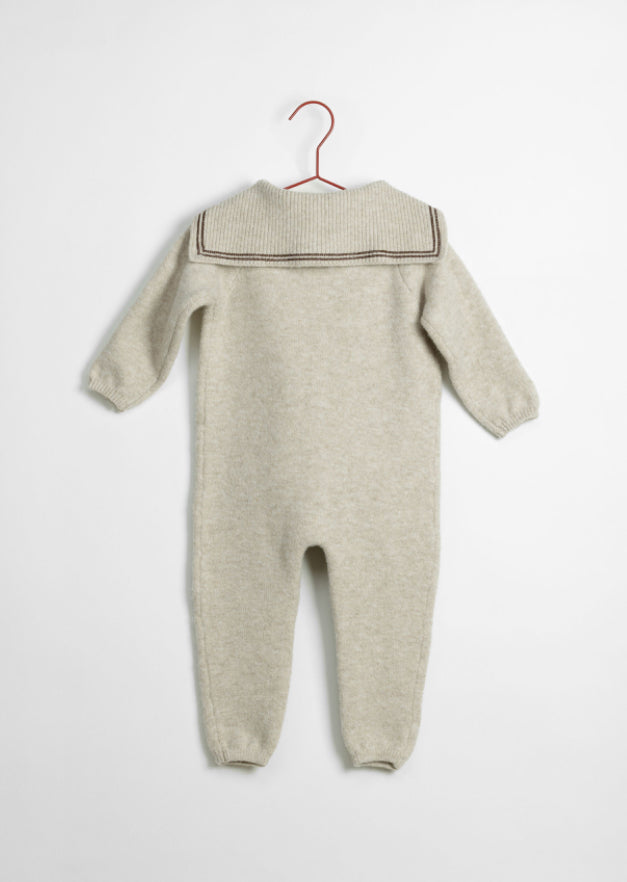 Please Mom Wheat Sailor Romper