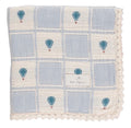 Bebe Organic Balloon Blanket- blue
