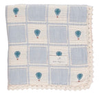 Bebe Organic Balloon Blanket- blue