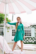 Analogie Boating Crew Pocket Skirt - Electric Green
