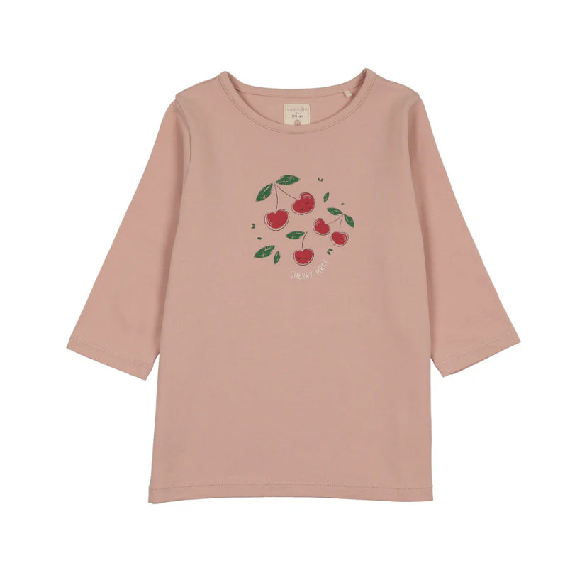 Analogie Common Folk 3/4 Sleeve Tee - Pink