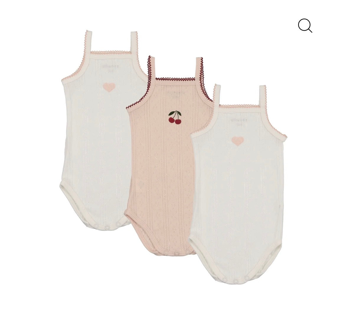 Mema Knits Girls Undershirts- 3 pack