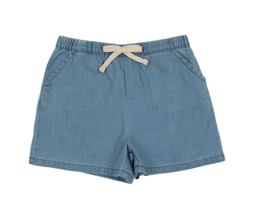 Analogie Denim Capsule Shorts - Blue Tencel
