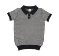 Analogie Multi Knit Polo 3T-7Y - Navy