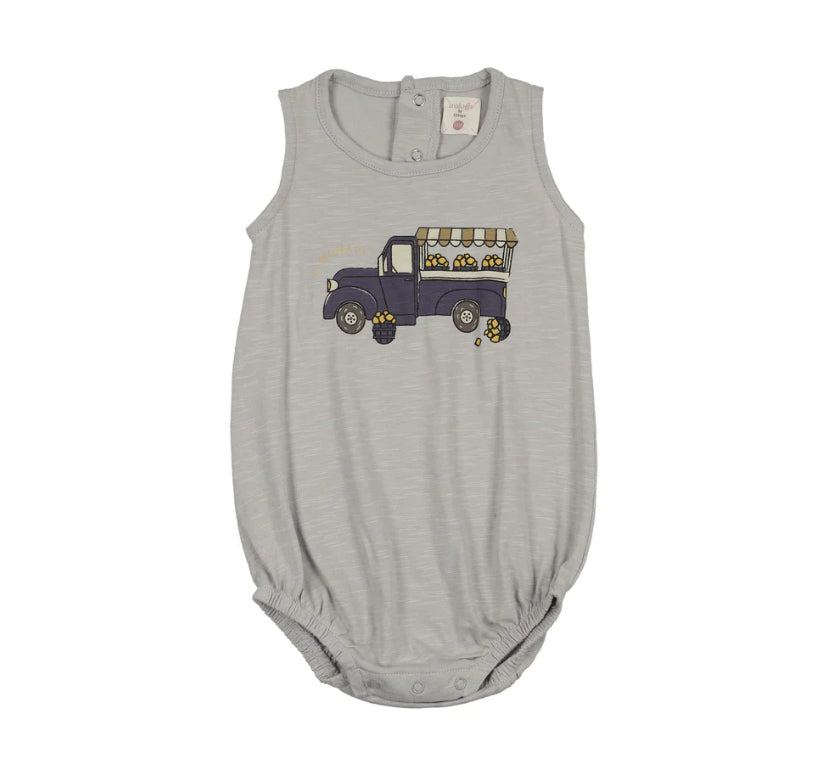 Analogie Lemon Romper Boy - Pale Blue