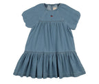 Analogie Denim Capsule Dress Ss - Blue Tencel
