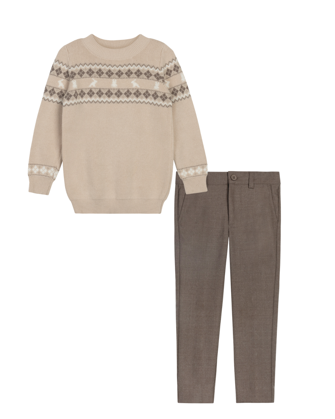 Looms Fair Isle Collection Kids 2 Pc Set