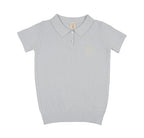 Analogie Knit Polo 3T-7Y - Clear Blue