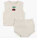 Pompomme Embroidered Cherry Crochet Set