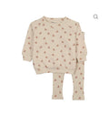 Mema Knits Bear Print Bear Print Sweatshirt Set