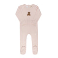 Ely's & Co Gingham Teddy Collection Footie