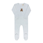 Ely's & Co Gingham Teddy Collection Footie