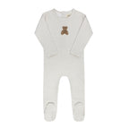 Ely's & Co Gingham Teddy Collection Footie