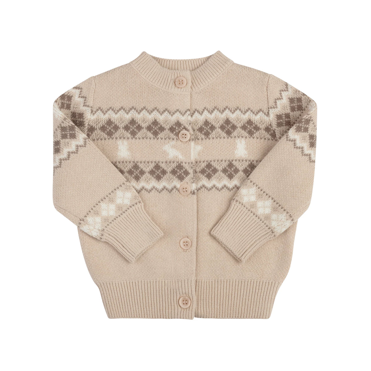 Looms Fair Isle Collection Baby Cardigan