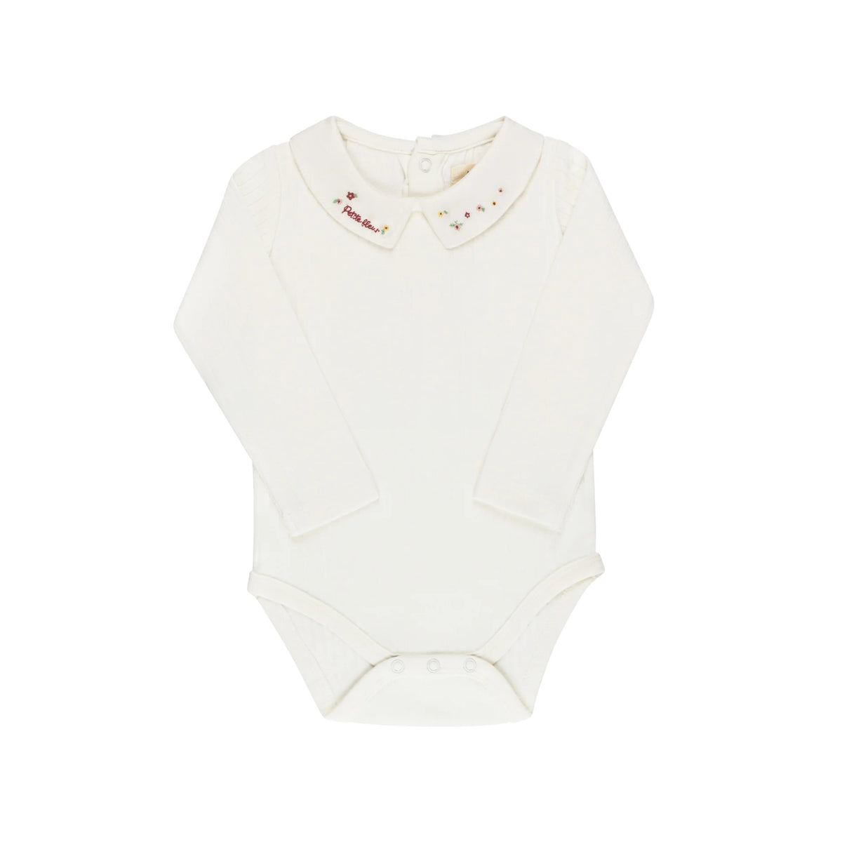 Ely's & Co Pink Floral Star Knit Collection Bodysuit