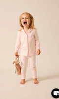 Lil Legs Sailor Stripe Lounge Set - Pink