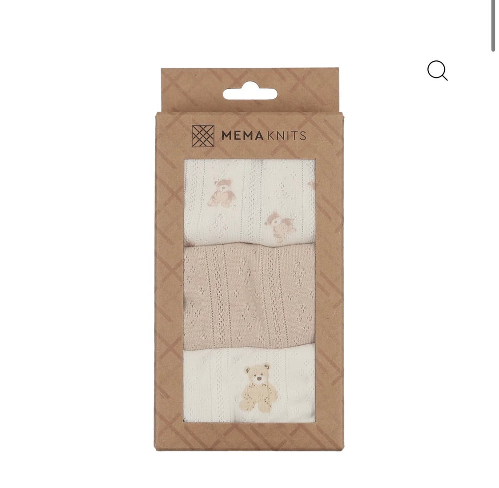 Mema Knits Boys Undershirts- 3 pack