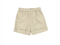 Bace Collection tan cuffed Tan Shorts