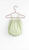 Please Mom mint Baby romper