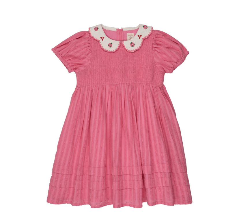 Analogie Downtown Dress-Ss - Fresh Pink
