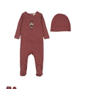 Analogie Vintage Pink Doll Footie Set
