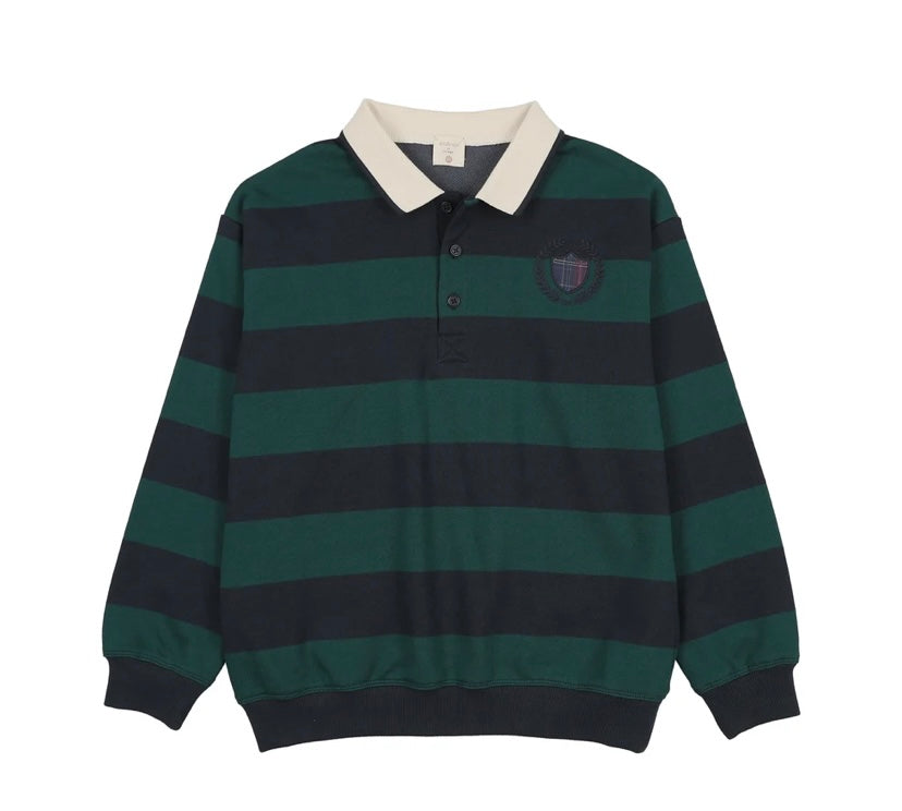 Analogie Varsity/Nv Grn Fan Club Polo Sweatshirt