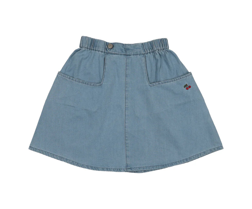 Analogie Denim Capsule Skirt - Blue Tencel