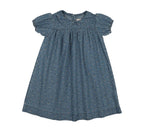 Analogie Dainty Denim Dress Ss - Blue