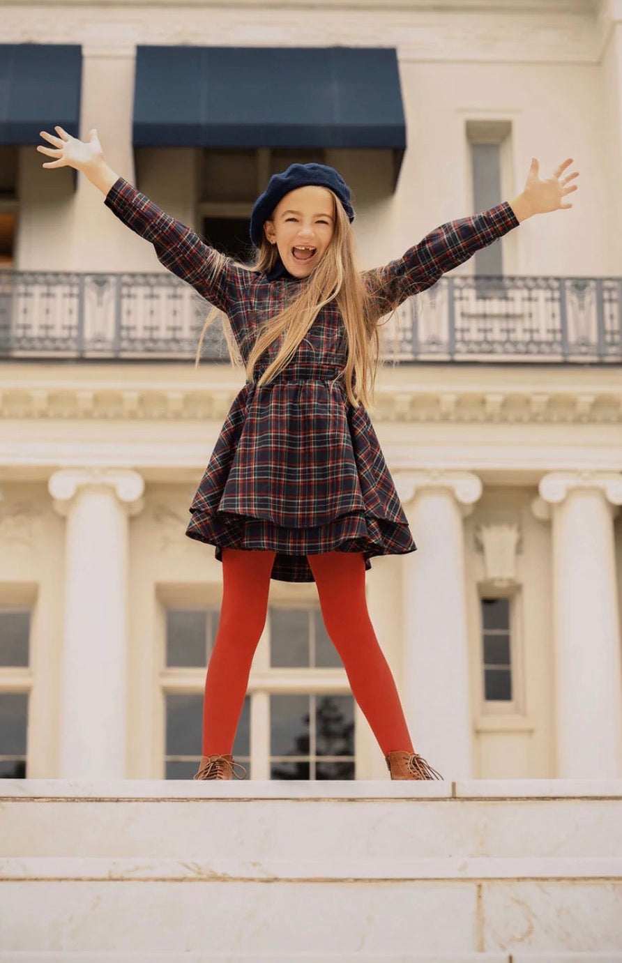 Bamboo plaid Dress