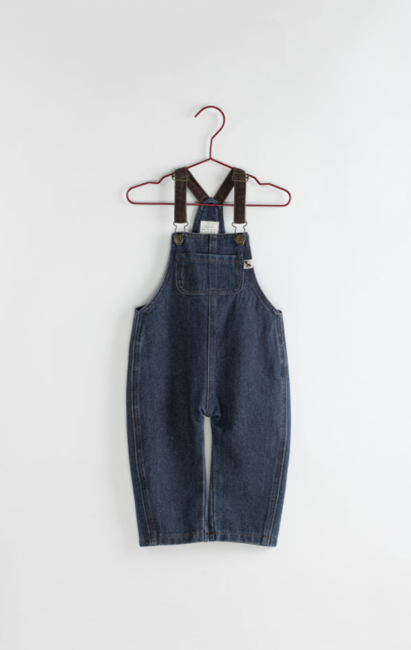 Please Mom Denim Barrel Overalls