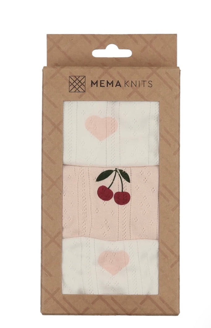 Mema Knits Girls Undershirts- 3 pack