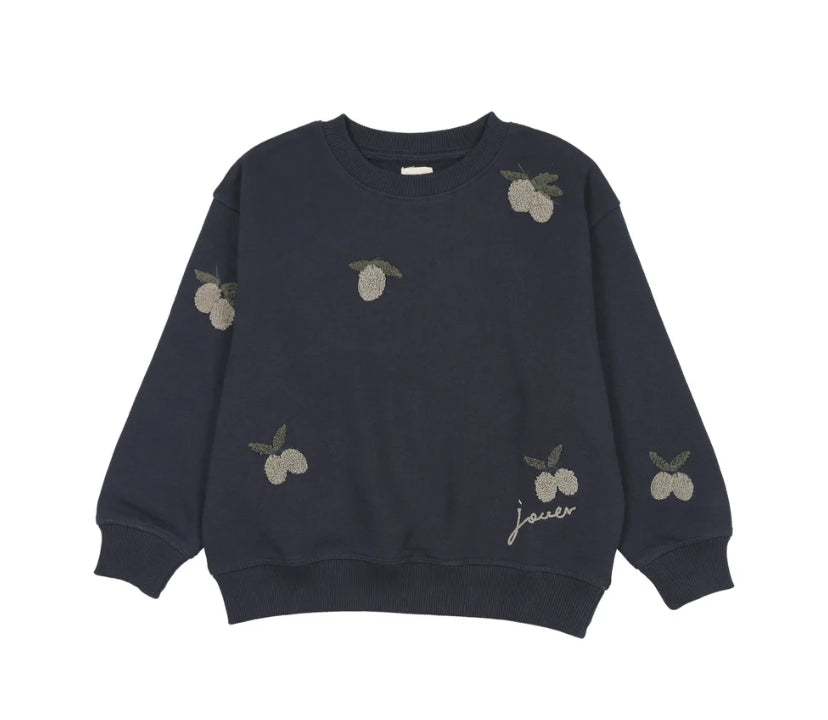 Analogie Olive Patch Sweatshirt