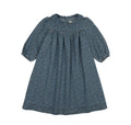 Analogie Dainty Denim Dress 3/4 Sleeves - Blue