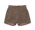 Analogie Misty Oat Velvet Shorts