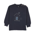 Analogie Navy Sweet Campaign Boys Embroidered Sweatshirt