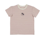 Analogie Denim City Girls Ss Tee - Red Stripe