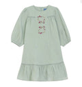 Pompomme Heart Embroidered Detail dress