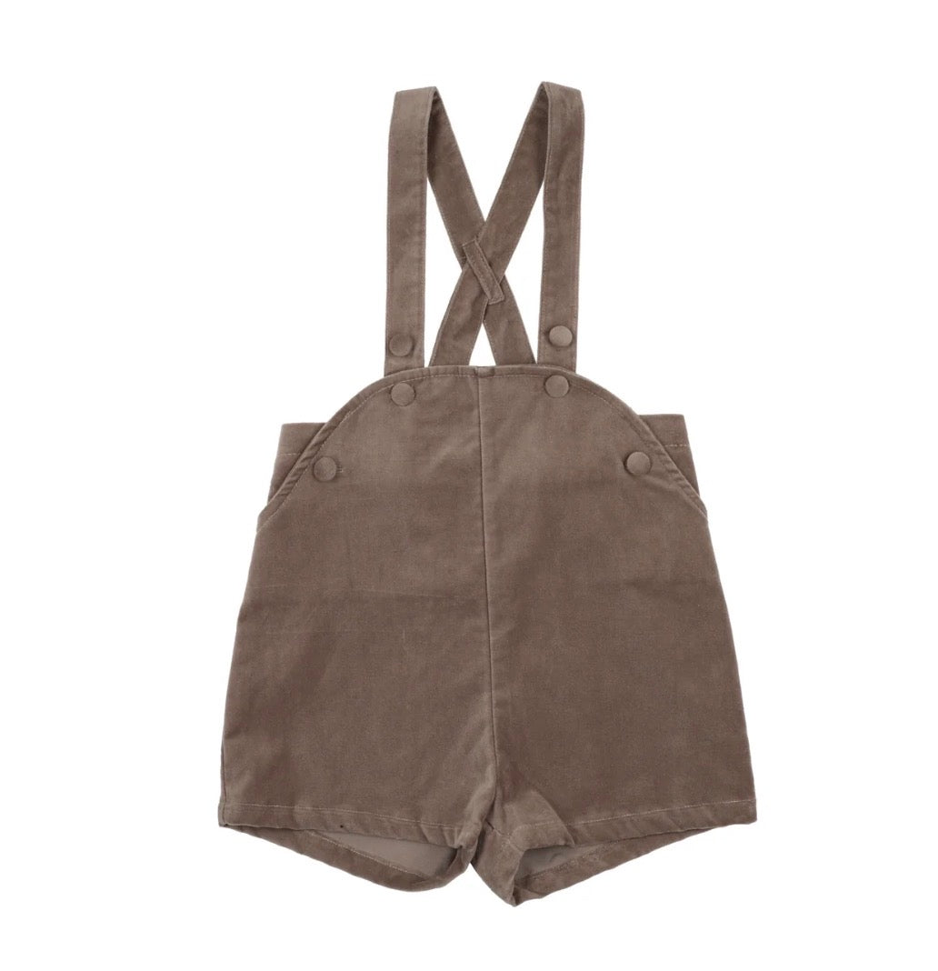 Analogie Misty Oat Velvet Overalls