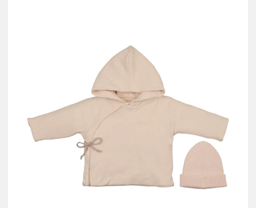 MEMA QUILTED JACKET+ KNIT BEANIE
