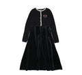 Little Legs Navy Crest Maxi Cardigan Robe