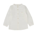 Little Legs Winter White Boys Mandarin Dress Shirt