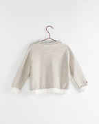 Please Mom Striped Zip Up