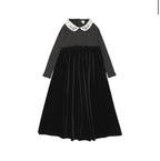 Little Legs Embroidered Collar Maxi
