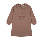 Analogie Dried Rose Cafe Girls Sweatshirt Dress