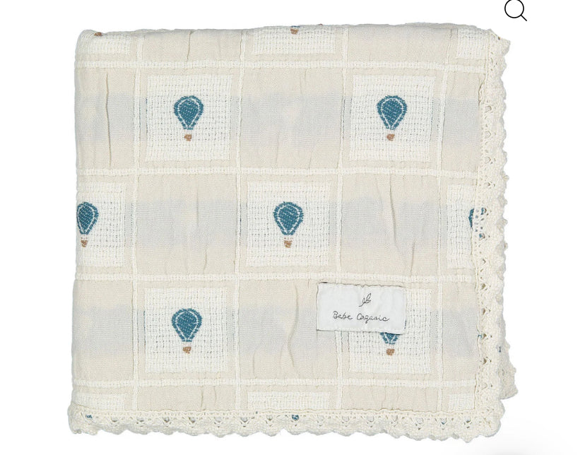 Bebe Organic Sand Balloon patchwork Blanket