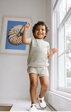 Analogie Boys Knit Emblem Set - Clear Blue