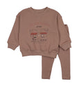 Analogie Dried Rose Cafe Girl Sweatshirt Set