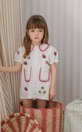 Pompomme Embroidered Detail Dress