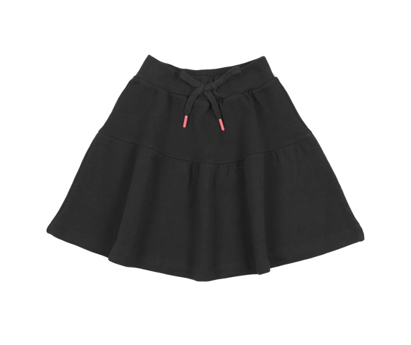 Analogie Black Mon Paris Girls Panel Skirt