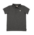 Lil Legs Sports Polo Ss 4T-7Y - Grey Marl